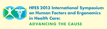 HFES 2013 International Symposium on Human Factors and Ergonomics in Health Care Logo 