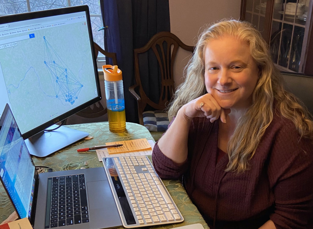 Daedalus Human Factors and Research Manager, Carolynn Johnson, Working From Home