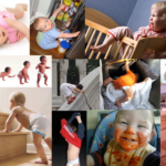Inspiration images of the ways that children move
